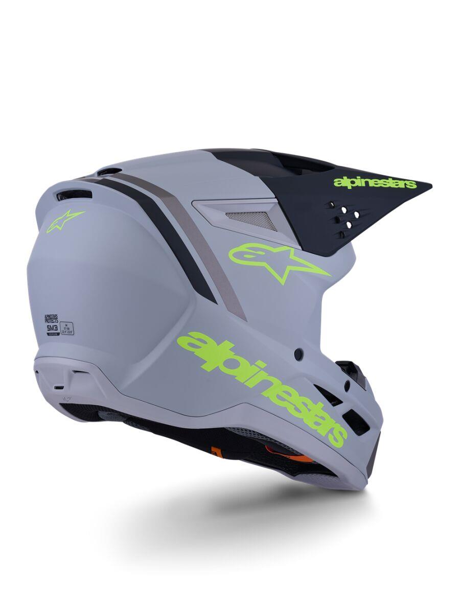 ALPINESTARS SM3 Radium Helmet GRAY/BLK/YL 2025 Model