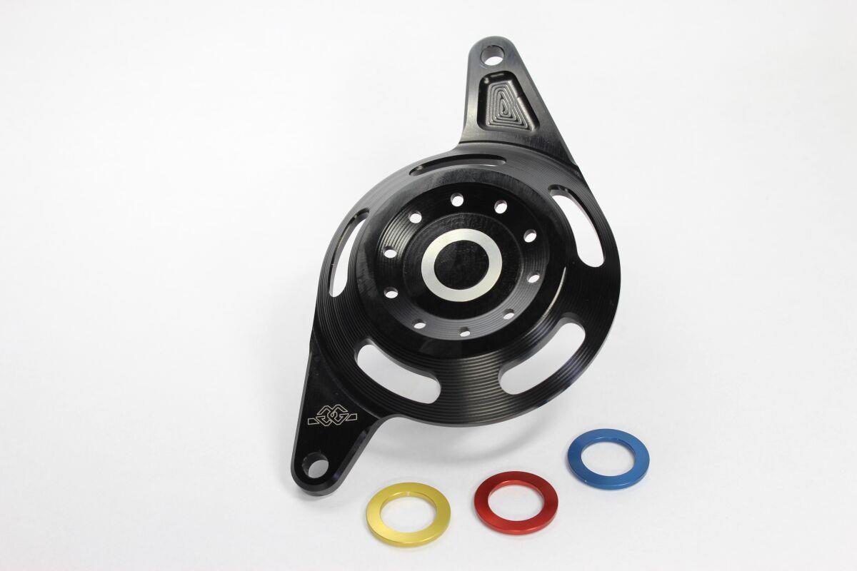 Gilles Tooling Sprocket Cover For Ducati Monster 1200 2014-2020 Black Red SC-04