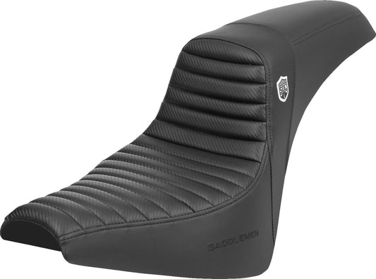 Saddlemen Pro Series SDC Performance Grip Saddlehyde Seat With Backrest For Harley Davidson FXST 1750 ABS 18-24 SC81830T