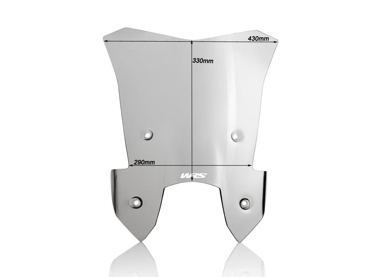 WRS Windscreen KTF Tour Adventure Models Smoke Kt003f