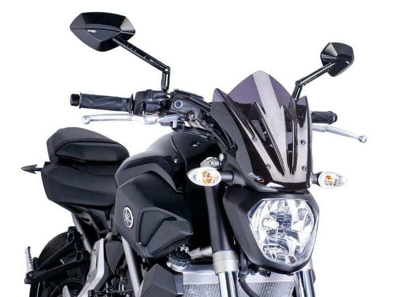 PUIG New Generation Sport Screen Dark Smoke for Yamaha MT-07 14-27 7015F