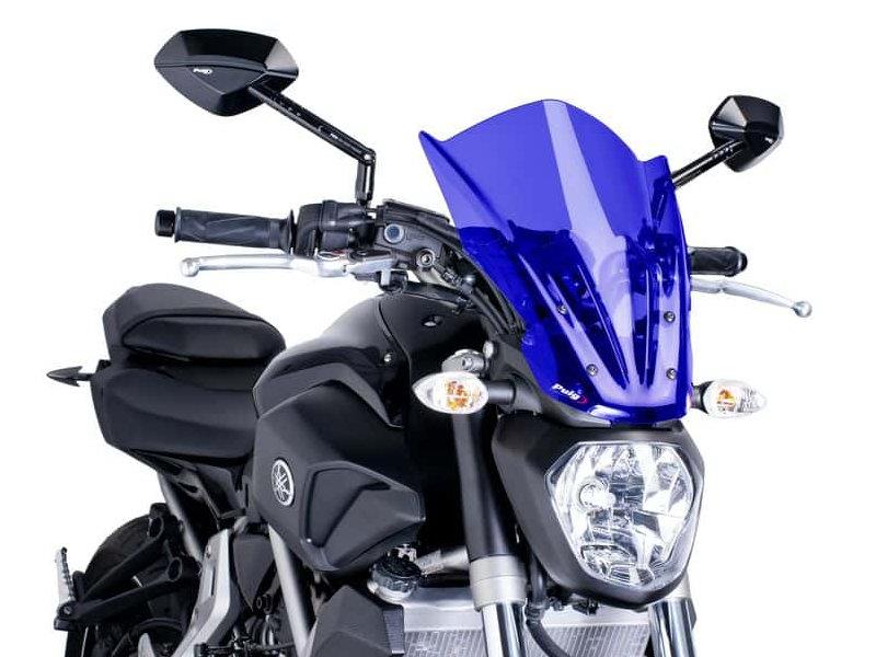PUIG New Generation Touring Screen Blue for Yamaha MT-07 14-27 7016A