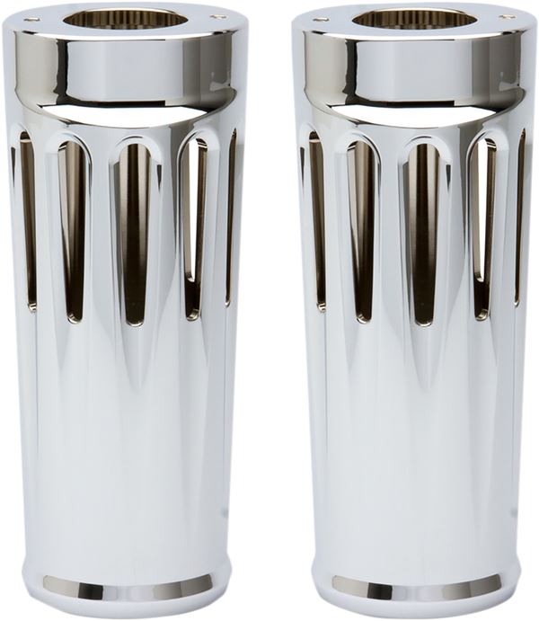 Arlen Ness Aluminum Fork Boot Covers Chrome For HD FLHRS 1868 14-24 20-027