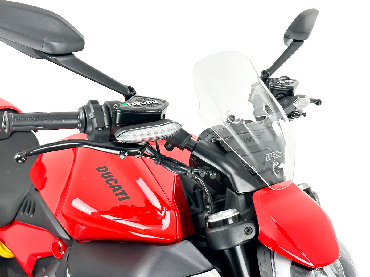 WRS Windscreen Sport Ducati Diavel V4 1200 V4 Clear Du030t
