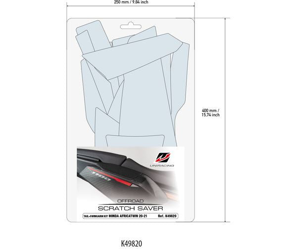 UNIRACING Scratch Saver TAIL+SWING AFR TWIN K49820