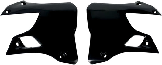 UFO RADIATOR COVERS YAMAHA YZ125/250 BLACK YA02898-001