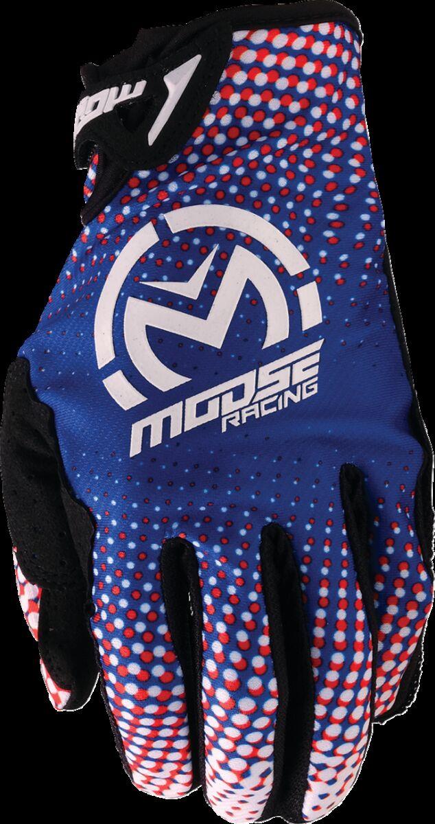 Moose Racing Gloves Sx1 Red/White/Blue