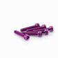 PUIG M5 25mm Allen Screws x 6 Purple Universal 0185L
