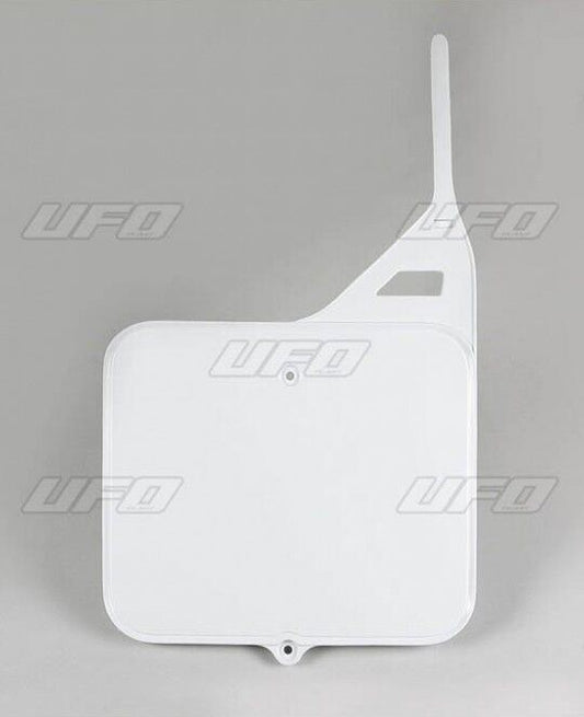 UFO FRONT NUMBER PLATE TM-RACING 80-125-250 WHITE TM03115-041