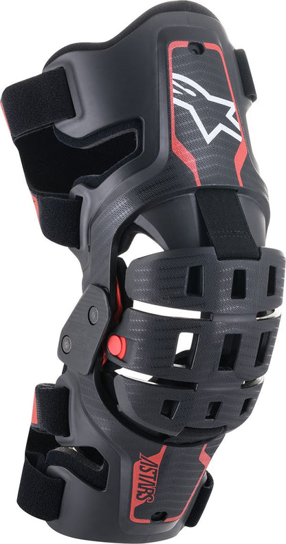 Alpinestars Youth Bionic 5s Knee Braces Black Red