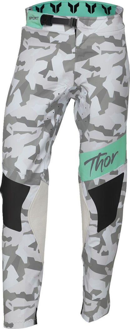 THOR Women's SPORTMODE Shadow MX Pants TEAL 2025 Model