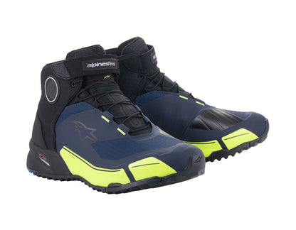 Alpinestars Cr-X Drystar® Riding Shoes Blue Black Yellow