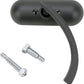 Arlen Ness Micro-Mirror Black Powder-Coated Screw-In Convex Oval Right 13-413