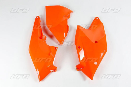 UFO SIDE PANELS W/AIRBOX COVER KTM SX/SX-F/EXC FLUO ORANGE KT04062-FFLU
