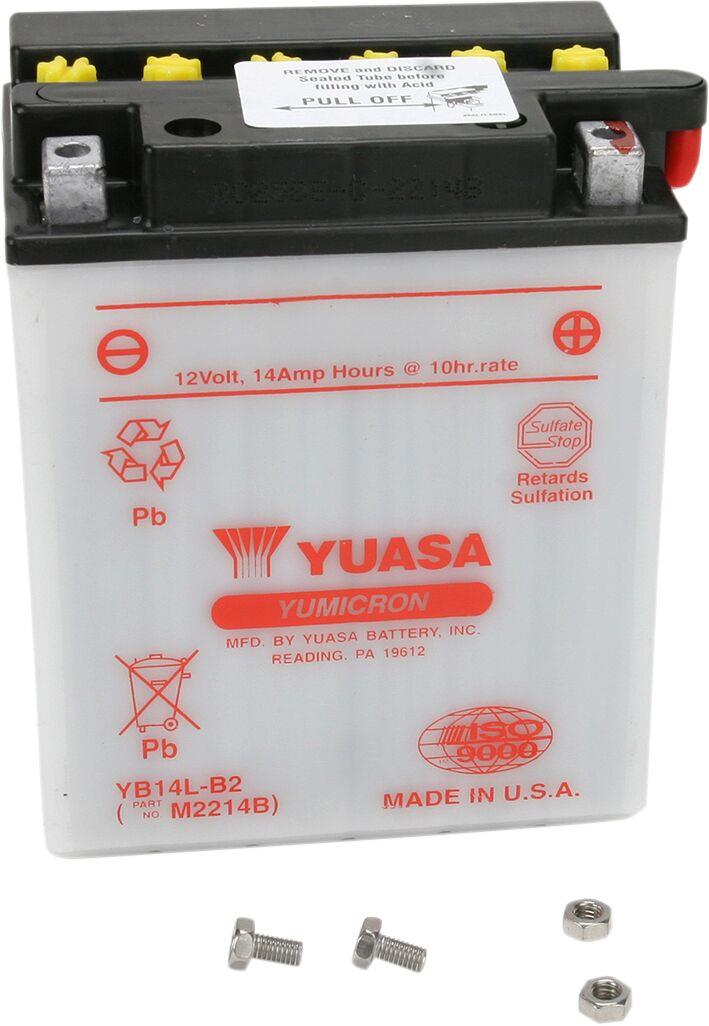 Yuasa Yumicron Battery For Suzuki S 40 1984-2024 YB14L-B2(DC)