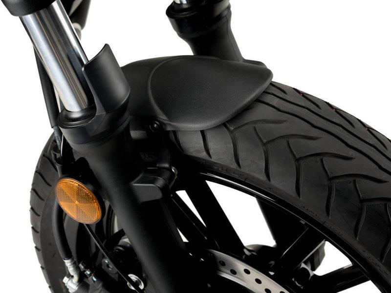 Puig Aluminum Sheet Front Mudguard Black 21138W