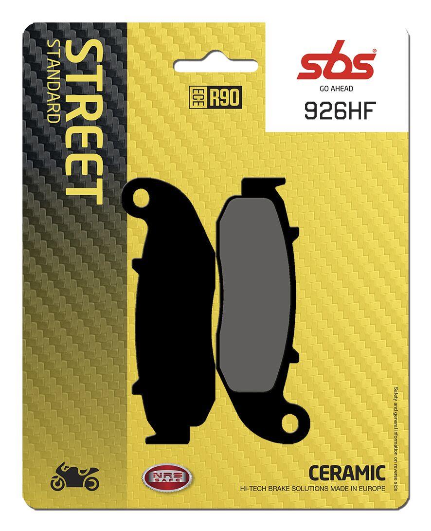 Sbs HF Street Ceramic Organic Brake Pads For Fantic XEF 125 2010-2022 926HF