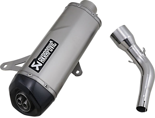 Akrapovic Slip-On Line Scooter Muffler SS/CF For Vespa GTS 300 I.E. 05-20 S-VE3SO9-HRSS