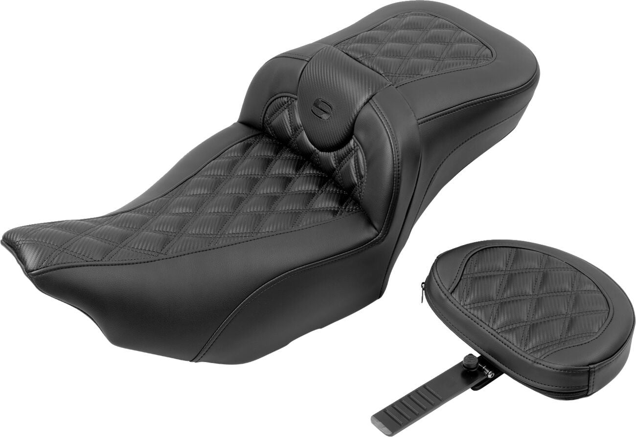 Saddlemen Roadsofa Reach Seat With Backrest For HD FLTRXSE 1977 23-24 823-07-207B0
