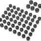 Ciro Engine Bolt Cover Caps For Harley Davidson FLS 1690 1996-2017 Black 70025