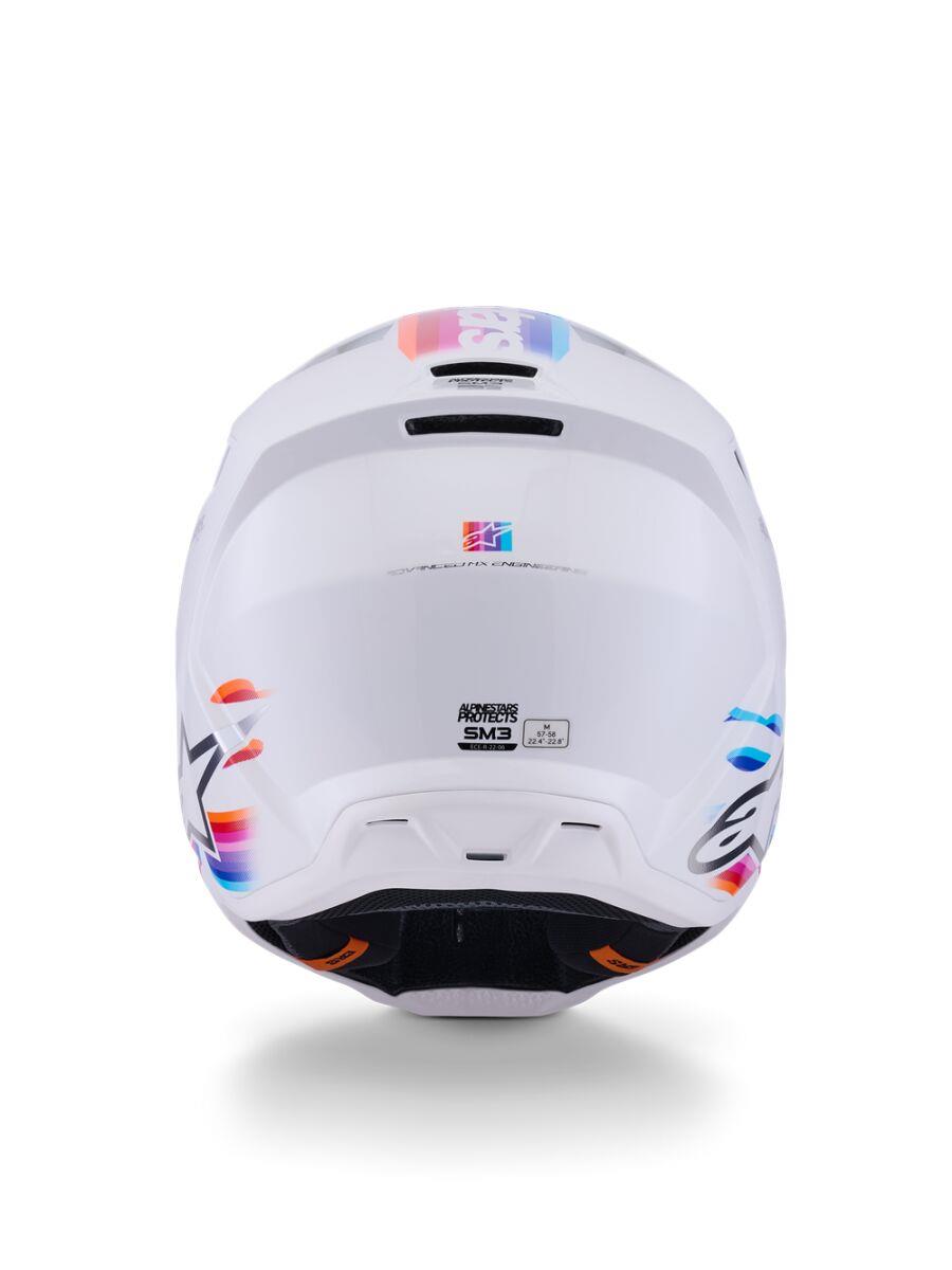 ALPINESTARS SM3 Force Helmet WHITE-GLO 2025 Model