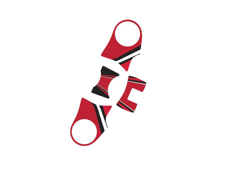 Puig Radikal Yoke Protector Red 7653R