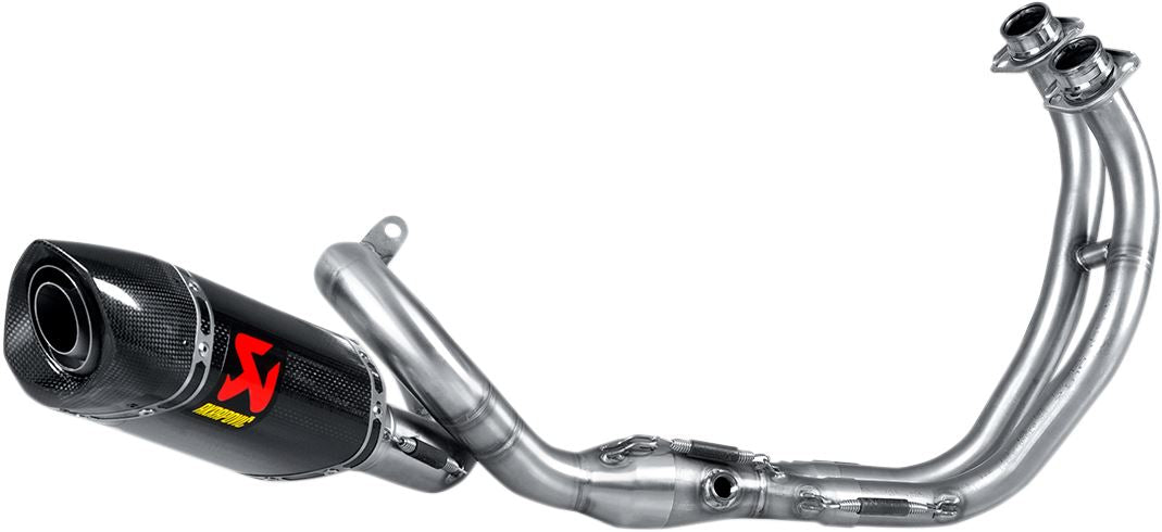 Akrapovic Racing Line Exhaust System Red Carbon For Yamaha XSR 700 14-24 S-Y7R2-AFC