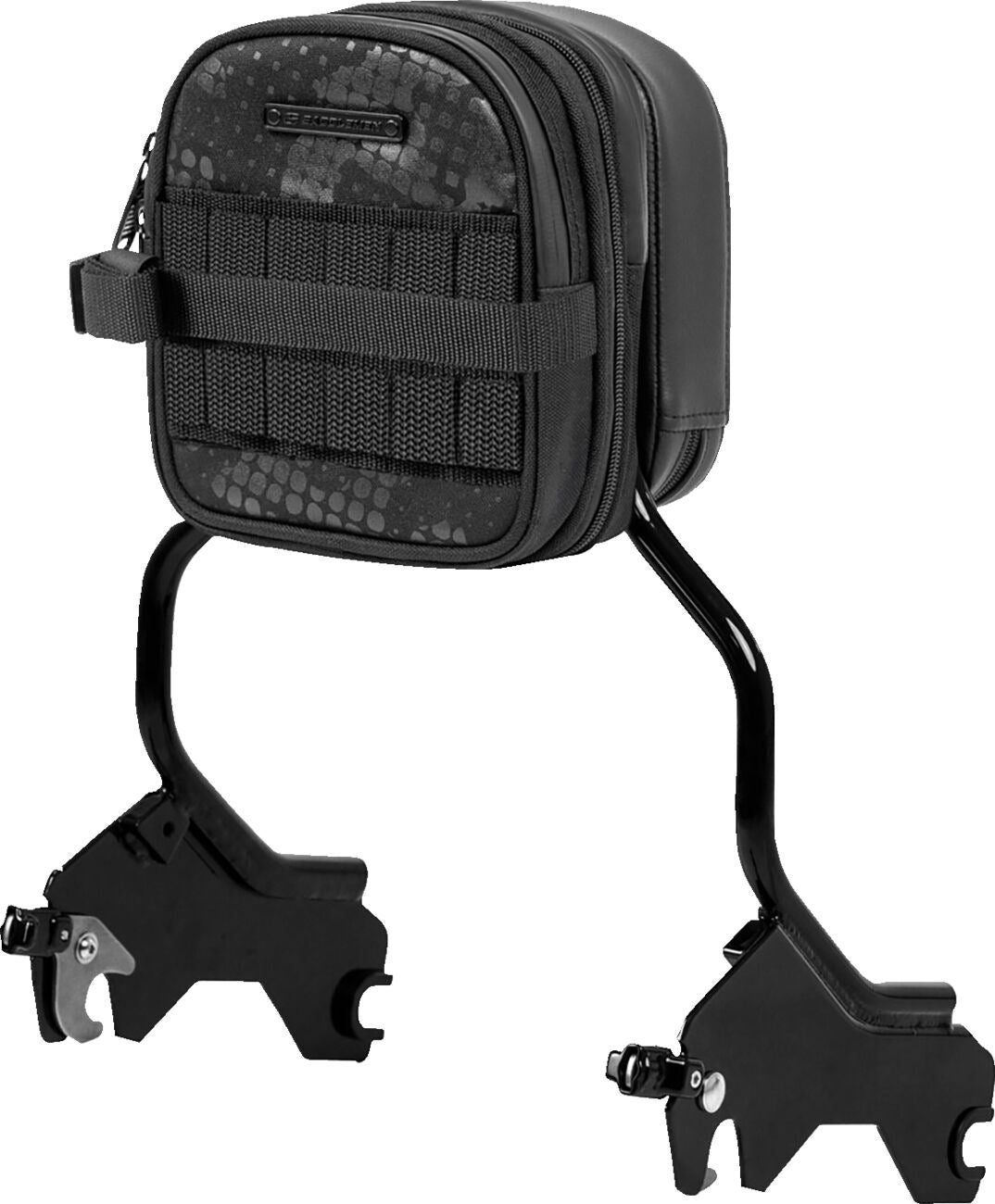 Saddlemen Fundamentals Sissy Bar Bag Black Water Resistant 600D Poly EX000978