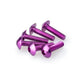 PUIG M5 Domed Screws 20mm x 6 Purple Universal 0550L