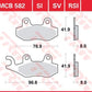 Trw All Round Metal Brake Pads For Triumph Bonneville 900 T100 1989-2026 MCB582