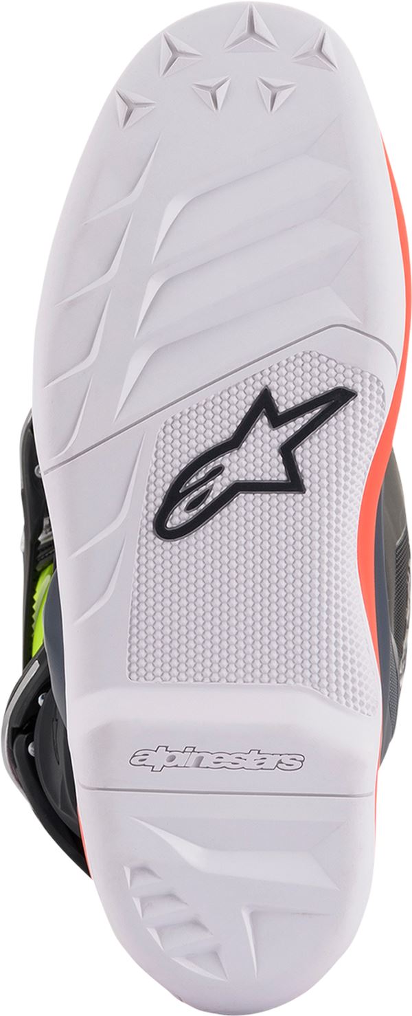 Alpinestars Youth Tech 7s Boots Red Yellow Green