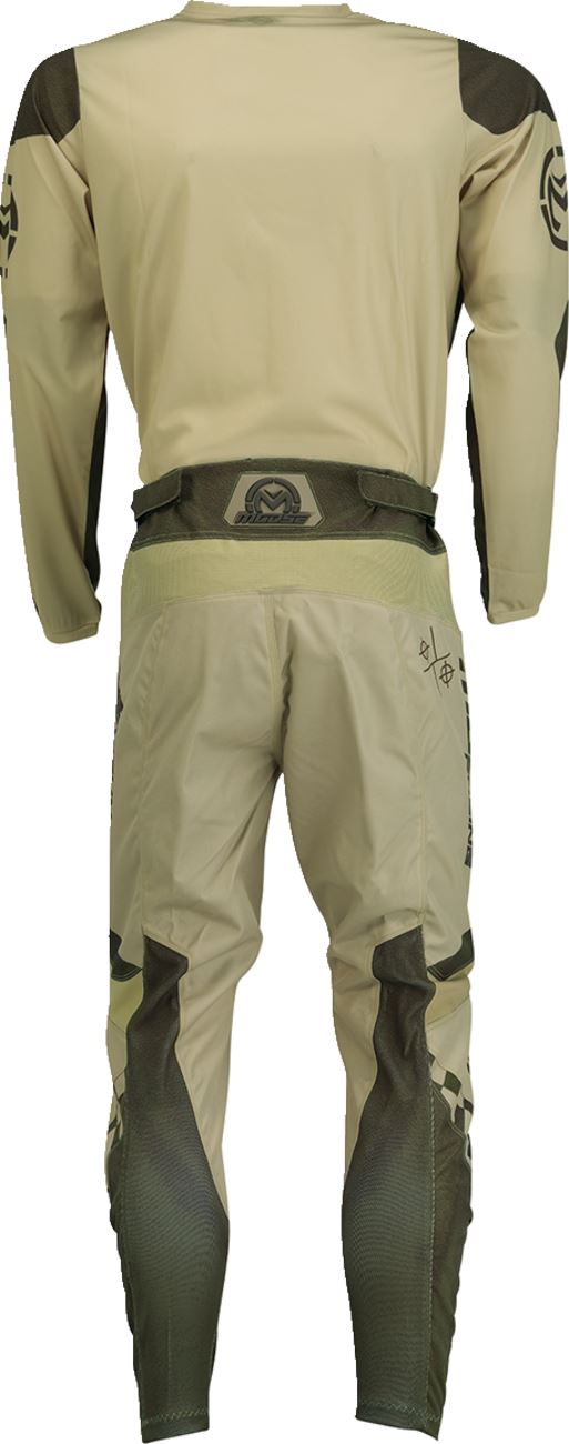 Moose Racing Jersy Qualifir Green/Tan 24 Model