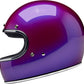 BILTWELL Gringo Purple Motorcycle Helmet