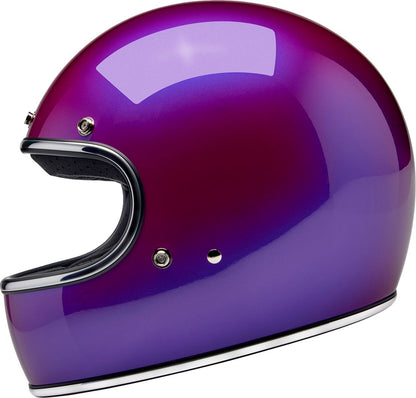 BILTWELL Gringo Purple Motorcycle Helmet