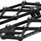 Arlen Ness Diamond Floorboards Black Aluminum Driver Fit Bolt-On 410-053
