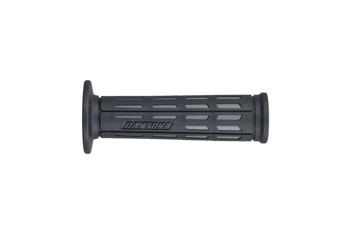 Daytona Grippy Grip GGD-Tapered-SP Open End Grips 22.2mm Black/Grey Pair 25168