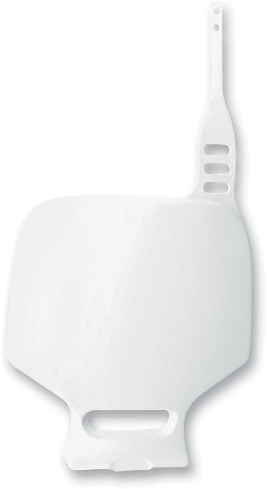 UFO FRONT NUMBER PLATE YAMAHA YZ80/85 WHITE YA02874-046