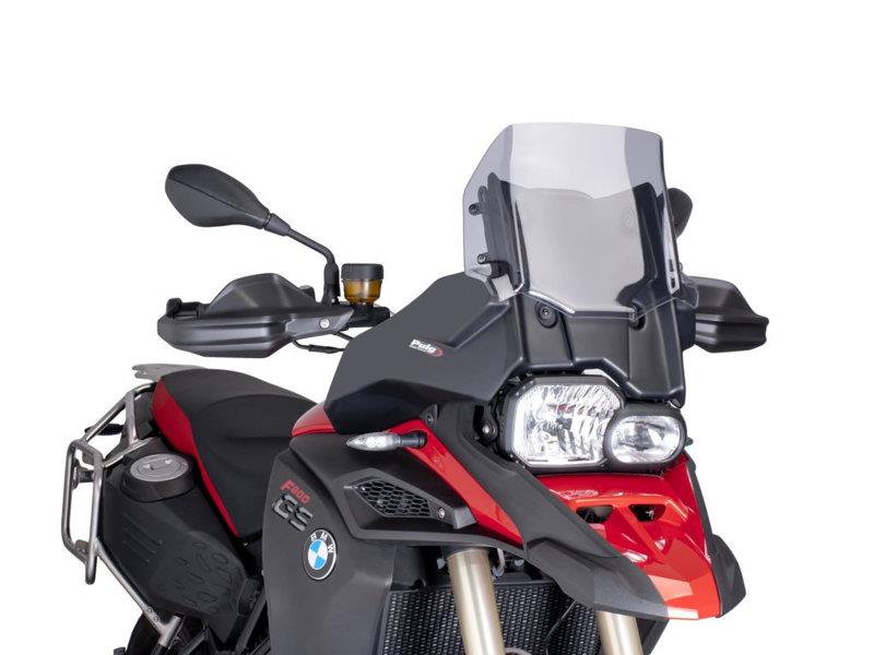 PUIG Adjustable Touring Screen Light Smoke for BMW F800 GS Adventure 13-23 7307H