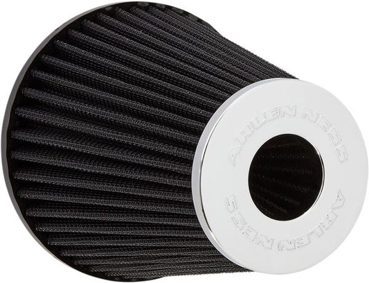 Arlen Ness Monster Sucker Air Filter Chrome Cone Silver Synthetic 81-110