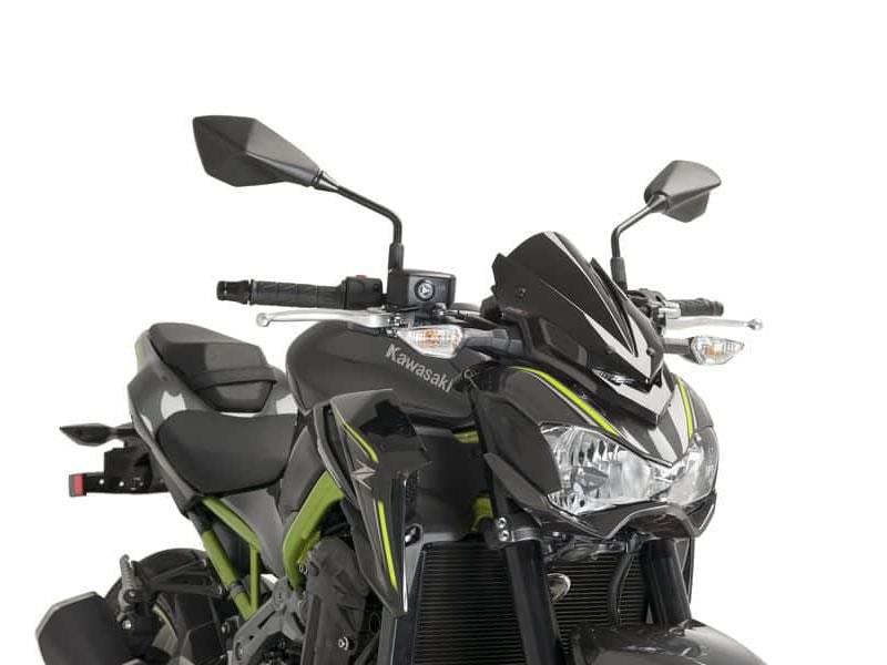 PUIG New Generation Sport Screen Dark Smoke for Kawasaki Z900 17-19 9689F