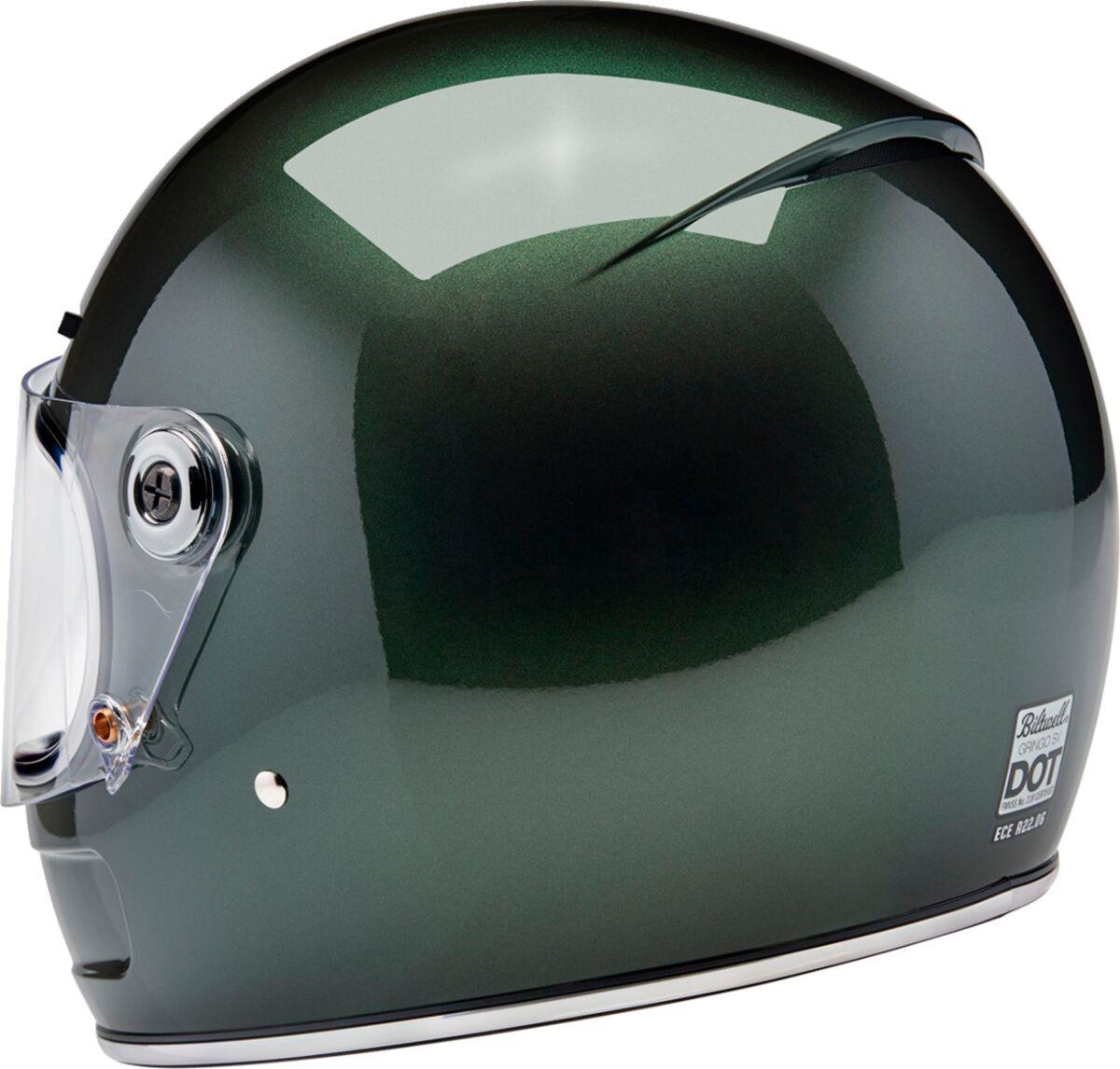 BILTWELL Gringo SV Gloss Green Motorcycle Helmet