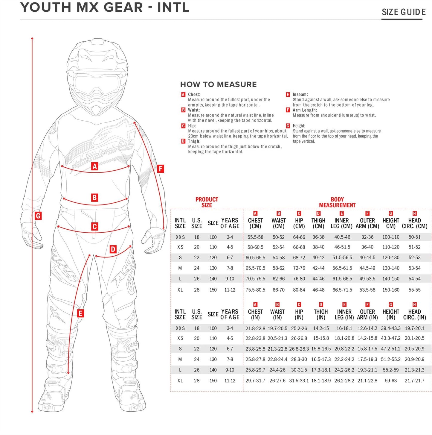 ALPINESTARS Youth A-Dura Pants Black