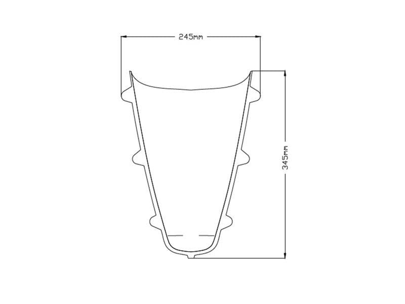 Puig R-Racer Screen Dark Smoke 3773N