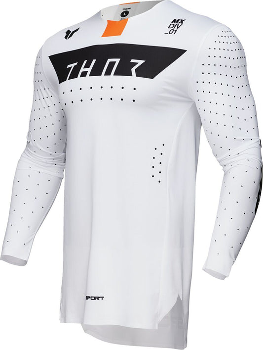 THOR SPORTMODE Rogue Jersey WHITE/OR 2024 Model