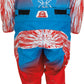 Moose Racing Trousers Youth Agroid Red/White/Blue 24 Model