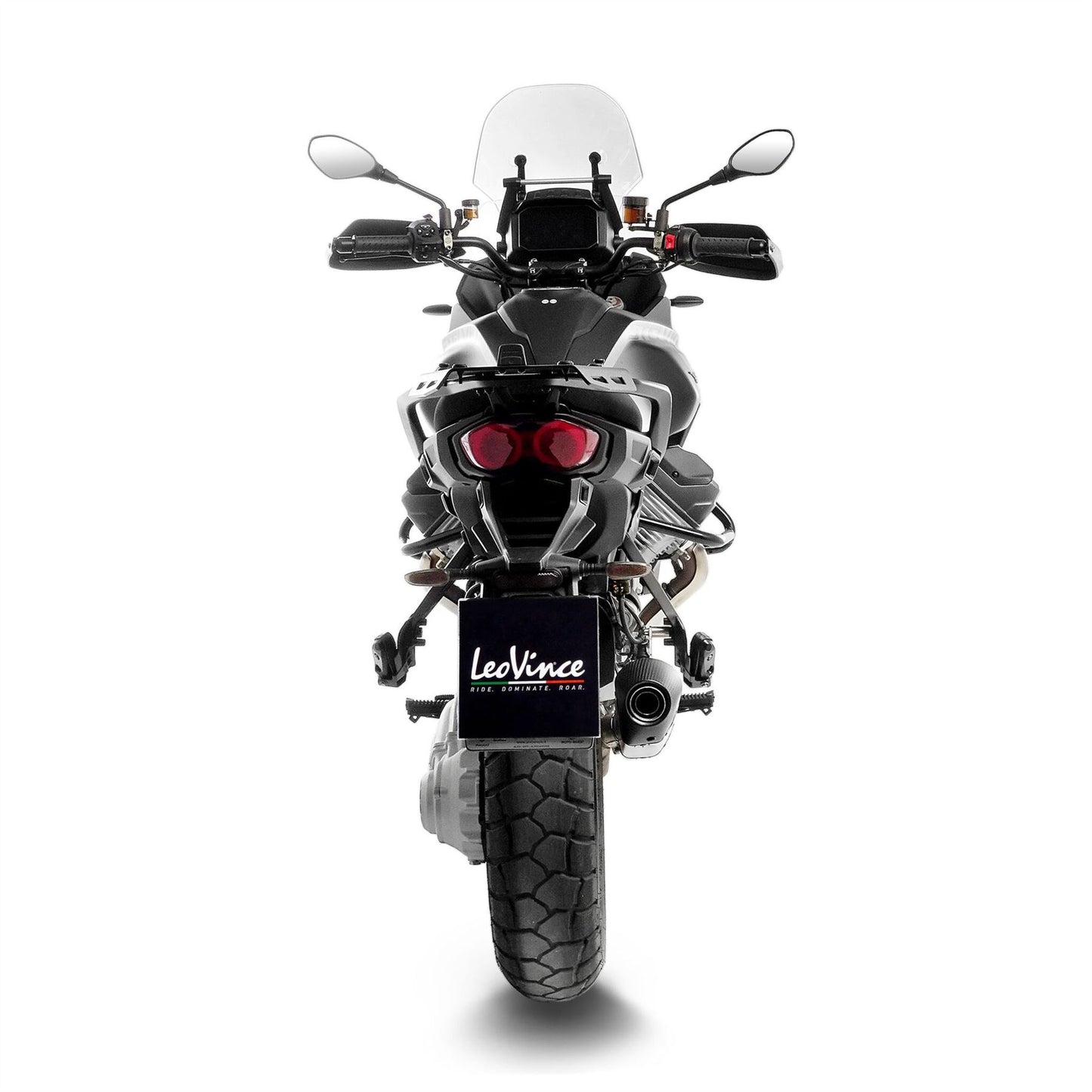 Leovince LV-14 Stainless Ste Slip-On Muffler Moto Guzzi Stelvio 1000 24-25 15613