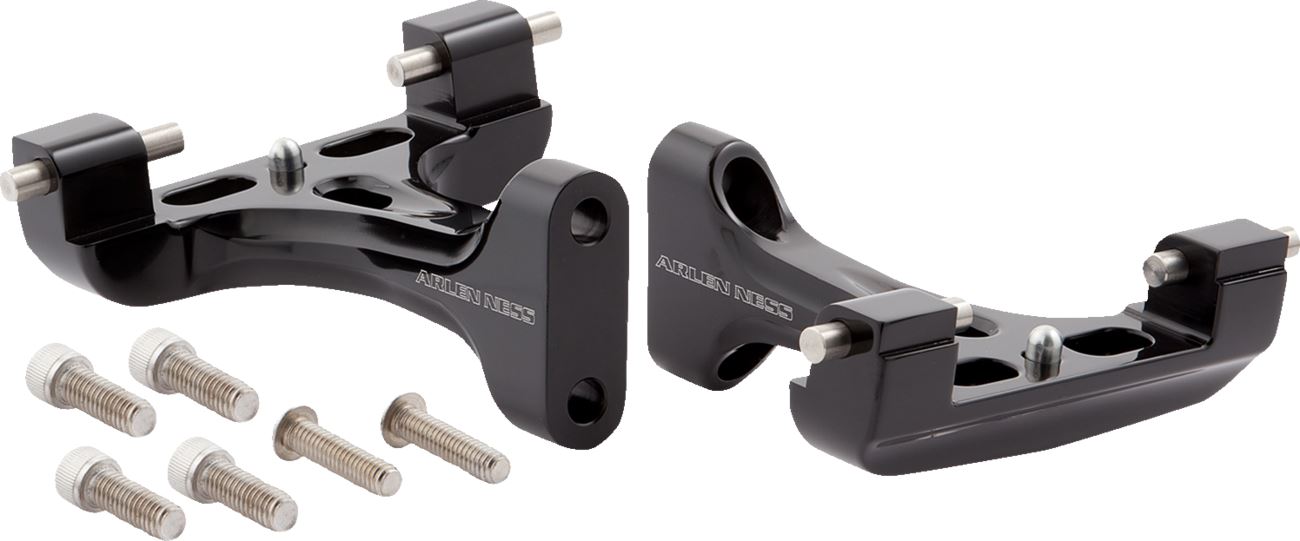 Arlen Ness Forged Passenger Floorboard Mounts For HD FLHTC 1584 93-10 410-032