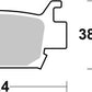 Sbs SI Offroad Sintered Brake Pads For Honda TRX 680 FA 2005-2015 Set of 2 829SI