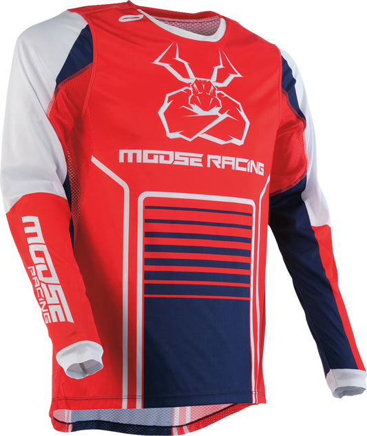 Moose Racing Jersey Agroid Red Blue White 24 Model