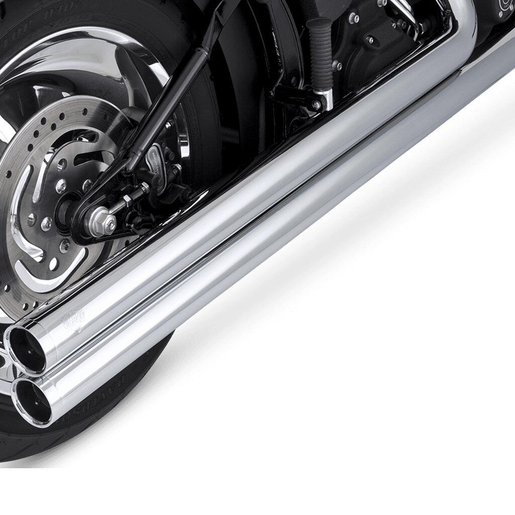 VANCE & HINES Big Shots Long Exhaust System Chrome for Harley Davidson SOFTAIL 86-11 17924